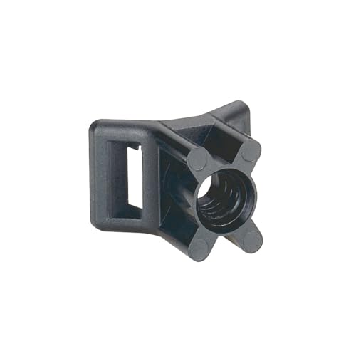 Legrand 031950 - Embase Noire à Visser Pour Collier Colson 9mm - Lot De 100