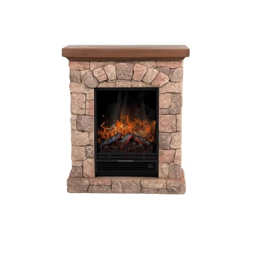 Home Deluxe - Elektrokamin CALOR - MGO-Kunststein - 76,5 x 90,5 x 31,0 cm -...