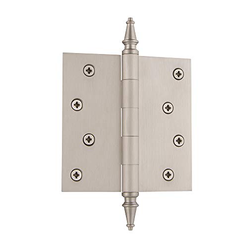 Image of Nostalgic Warehouse Steeple Tip Residential Door Hinge with Square Corners