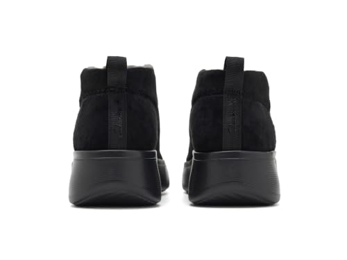 Clarks Cloudsteppers Women's Solevana Rise Ankle Boot, Black Textile, 12 Wide US by Clarks - Used condition - Image 6
