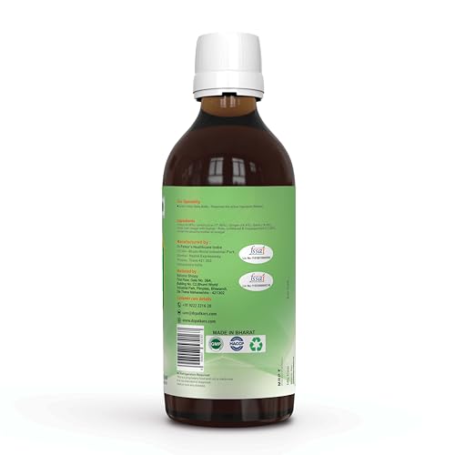 Dr. Patkar's Apple Cider Vinegar with Ginger, Garlic, Lemon & Honey | Unfiltered & Undiluted (With Mother) 200ml