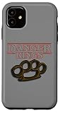 iPhone 11 Danger Rings Brass Knuckles Parody Things Case