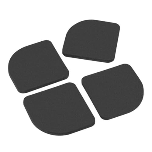 Lot de 4 tampons amortisseurs de vibrations en caoutchouc pour la plupart des machines à laver standard Installation facile