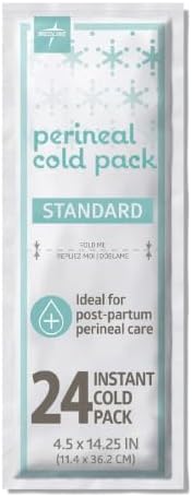 Medline Perineal Gel Packs, 24 Count, Blue