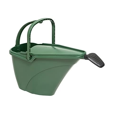 Everything Wildlife Watering Can - Eco Watering Can Designed to collect rain - With Frog Ladder - Recycled Plastic (Dark Green) Cover