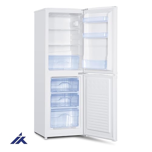 ICE KING IK8951EW Freestanding Fridge Freezer, 50/50 Split, 142L Capacity, White, Auto Defrost, Reversible Doors, Energy Efficient, Quiet Operation – Ideal for Kitchen or Utility Room - Image 3