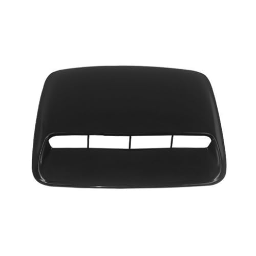 srasakan 40*28cm 汎用 車用 装飾 ダミー ダクト エアー ボンネット フロントカバー エアインテーク ダクト カバー ABS製 カスタム 外装 パーツ ブラック