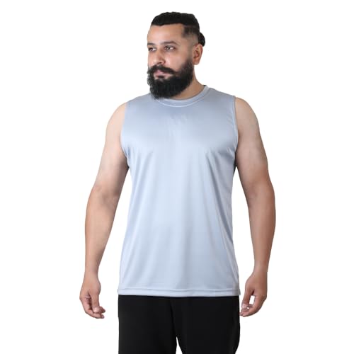 Image of Sleeveless T Shirts for Men - Gym Vest, Sando Tank Top Wear, Workout Baniyan, Stringers Inner Shirt, Bodybuilding Tshirts, Sports Tshirt Vests, Stylish Tanks Tops