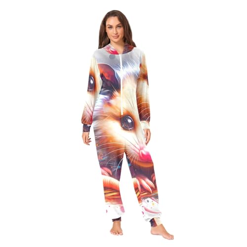 Combinaison pyjama opossum adulte GAIREG cadeau original anniversaire