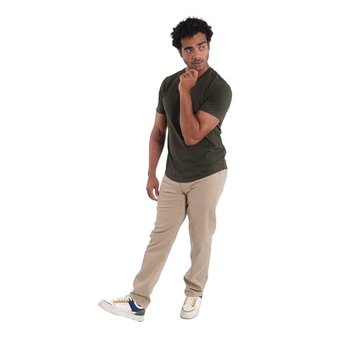 The Perfect Jean TPJ Mens Athletic Fit Denkhaki Pants4