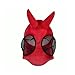 Horse Fly Mask with Ears, 3D Mesh Around Eyes, Fly Masks for Horses, Breathability for All-Day Comfort - Reflective Strips & Ear Saver(red)
