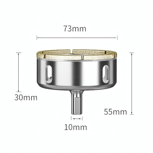 Set de 10 brocas de diamante de 15 mm para porcelana miniatura 2