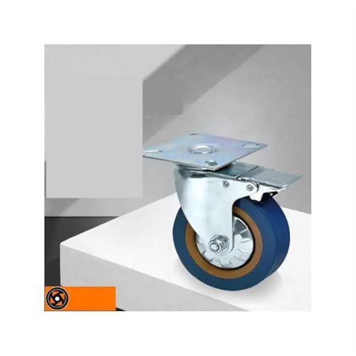 Roulette universelle 4 pouces PVC pour réparer chariot bloqué - 2