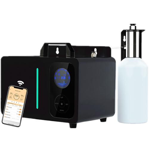 Oil Diffuser HVAC - Wifi App Scent Diffuser Machine Covering 25,000 Sq.Ft for Home, Scent Cold-Air Waterless Oil Diffusers, Air Fresheners for Home Long Lasting for large Room- USA Ship
