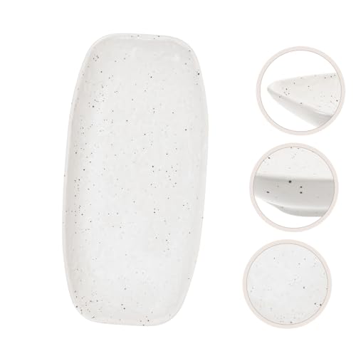 Plato rectangular de porcelana para sushi Alipis miniatura 6