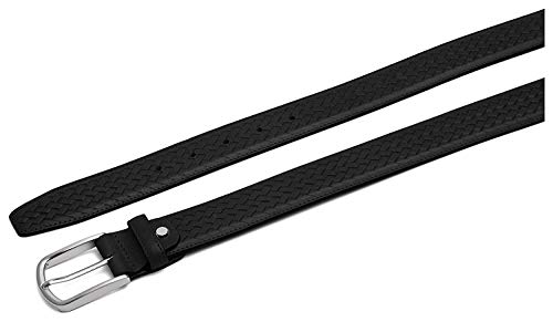 Image of WildHorn Men's Leather Belt Gift Set | Genuine Leather belt Strap with 2 Interchangeable Buckles | Formal & Casual Wear Adjustable Belt | Automatic lock leather belt for men