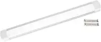 Luminaria Tubular Linear Led Sobrepor Slim 20w 6500k 60cm Branca Frio Bivolt Acabamento Branco Para Teto, Madeira, Gesso Moderna, Acabamento Premium