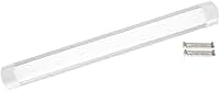 Luminaria Tubular Linear Led Sobrepor Slim 20w 6500k 60cm Branca Frio Bivolt Acabamento Branco Para Teto, Madeira, Gesso Moderna, Acabamento Premium