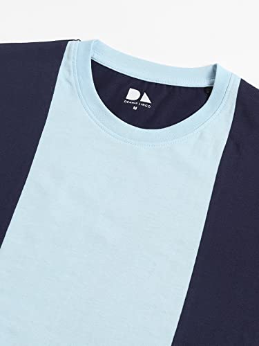 Image of Dennis Lingo Men's Cotton Slim Fit Solid Round Neck T-Shirt