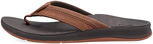Reef Men's LTHR Ortho Coast Sandal, Brown, 9