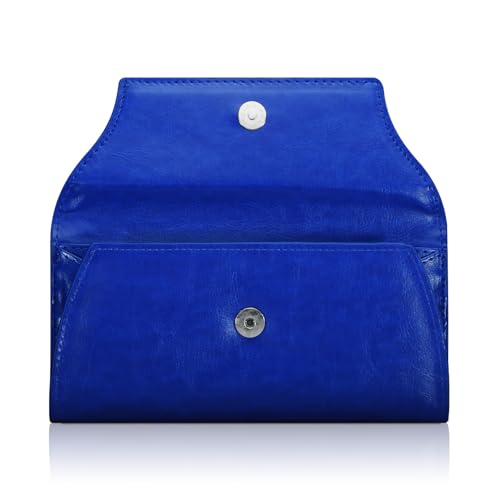 XEYOU Slim Card Wallet for Women Ultra Thin Synthetic Leather Womens Wallet RFID Blocking Credit Card Holder Bifold Clutch Long Ladies Billfold