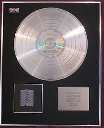 JOY DIVISION - CD disco de platino - UNKNOWN PLEASURES