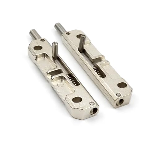 Spring Type Telescopic Latch Hinge Distribution Cabinet Door Electric Cabinet Box Latch MX02 1Pcs(Nickel Plating Left)