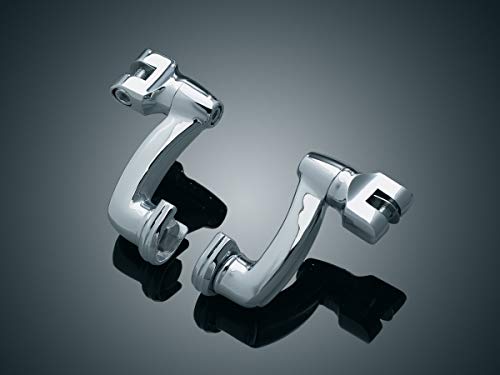 Kuryakyn 8016 Offset Peg fixations chromées haut de gamme moto