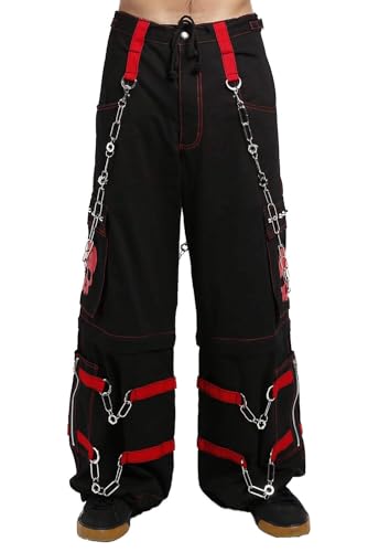 Skull Bondage Pants [BLACK/PURPLE]2