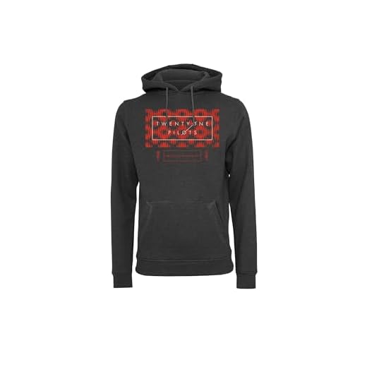 MERCHCODE Män Twenty One Pilots Judge Stripe Hoody Hoodie kol Small