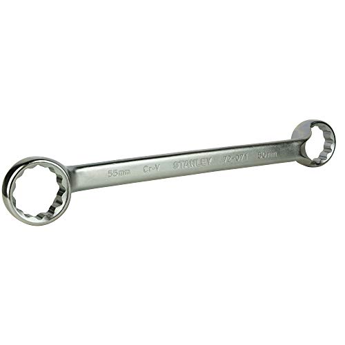 Image of STANLEY 72-071 Deep Offset Ring Spanner-Matte Finish- 50x55mm