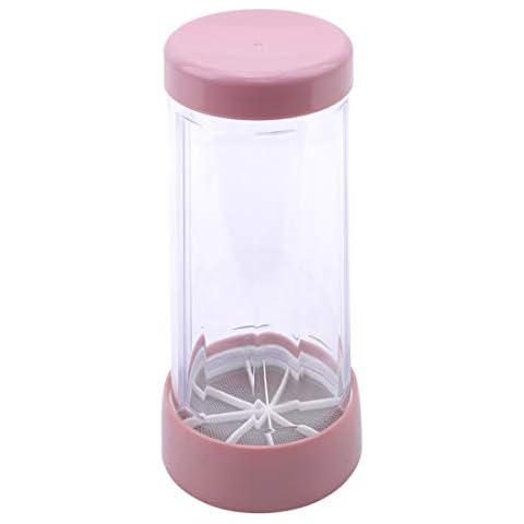 VWH Plastic Flour Sieve Strainer with lid Kitchen Accessories Gadget Tools Cover