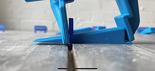 OX Tools Fliesen-Nivelliersystem Keil und Abstandshalter – Set mit 100 Keilen und 100 2 x 13 mm Abstandshaltern + Zange