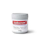 Sudocrem® Antiseptic Healing Cream, Zinc Oxide Cream for Nappy Rash, Eczema, Acne, and Minor Burns, 175g (Pack of 1)
