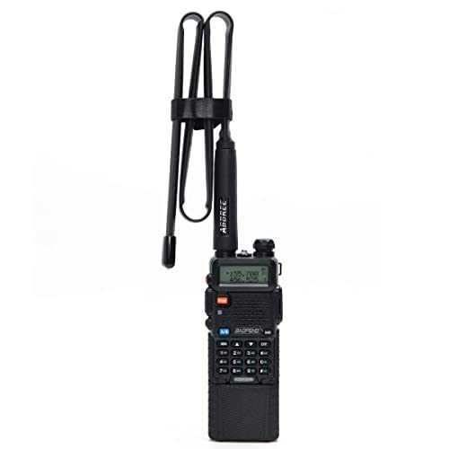 72Cm/28.3Inch Length Abbree Sma-Female Dual Band 144/430Mhz Foldable Cs Tactical Antenna For Baofeng Uv-5R Uv-82 Bf-82Hp Bf-888S Ham Two Way Radio #TOP7