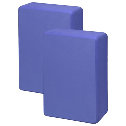 Yoga Blocks 2 Pack, Premuim EVA Foam Block, Durable Exersice Bloc...