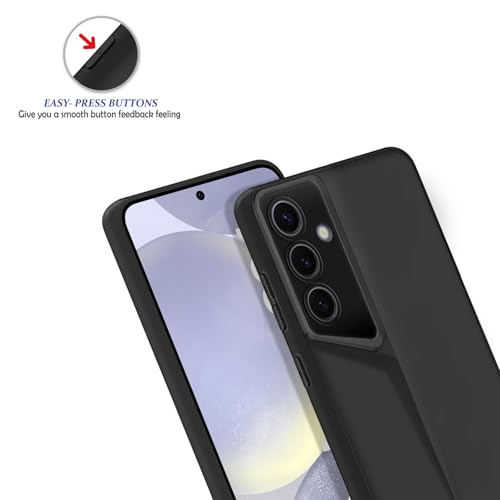 Image of Amazon Brand - Solimo Ultra-Thin Blade Runner Series Matte Finished Camera Protection Soft Back Cover for Samsung Galaxy S24 5G - Black