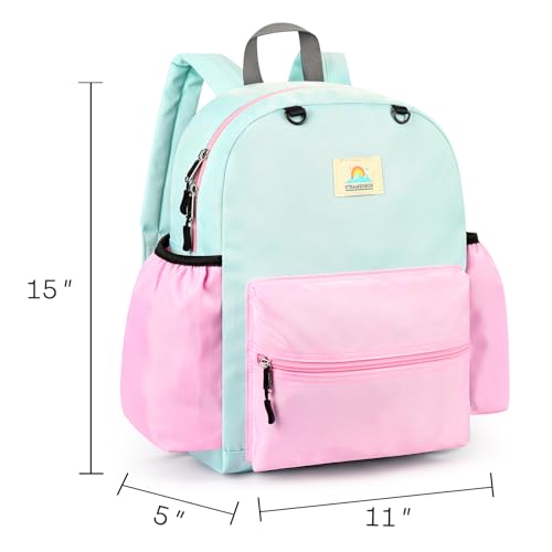 STEAMEDBUN Kids Backpack for Girls 4-6: Girls Backpacks for Elementary - 15 inch Backpack for Kindergarten