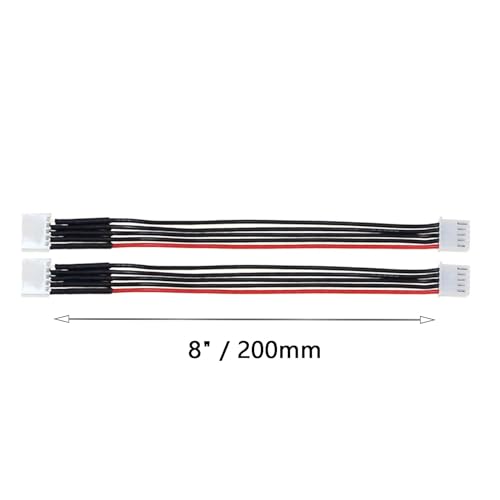 Image of 6pcs JST-XH 4S 20cm 22AWG LiPo Battery Balance Charging Extension Wire Cable for RC Quadcopter Lipo Battery Charger(W67-6)