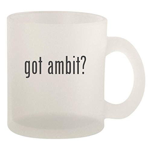 got ambit? - Glass 10oz Frosted Coffee Mug