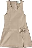 Classroom Big Girls'  Zig Zag Jumper Printed Dress, Khaki, 10