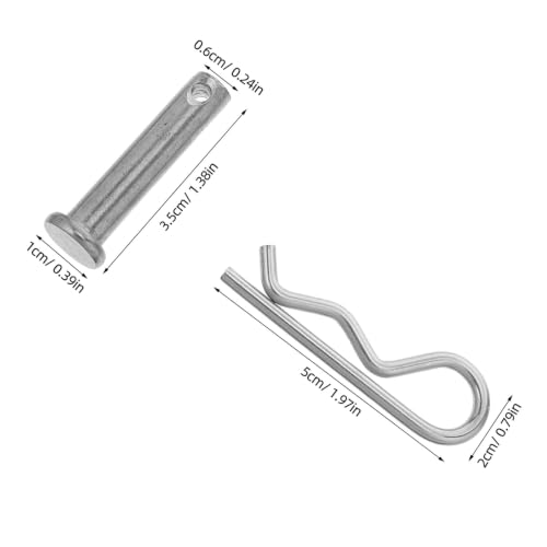 Pasadores Clevis y Cotter de acero inoxidable para reparación de maquinaria, kit de 122 piezas 3