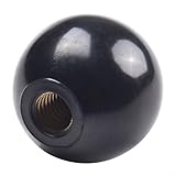 Niceminiwall Kugelmutter für Werkzeugmaschinengriff mit Kugel-Messingkern für Drehmaschine, Mechanik, Glasproduktion, Lebensmittelausrüstung und Holzverarbeitungsindustrie (M10–35 Schwarz)