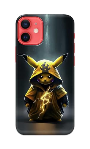 Image of PRINTFIDAA Printed Hard Back Cover Case for Apple iPhone 12 Mini Back Cover (Cartoon Cat) -112