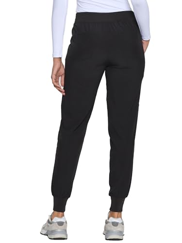Image of COZYFIT Womens Scrub Pants - Soft Stretch Yoga Style with 5 Pockets, Slim Fit Jogger Scrubs Pants for Women