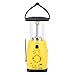 Bnineteenteam Linterna Que acampa del LED, Linterna Recargable Solar, Linterna de la manivela de la Mano con la Radio de Am/FM para Acampar, tormenta, apagón