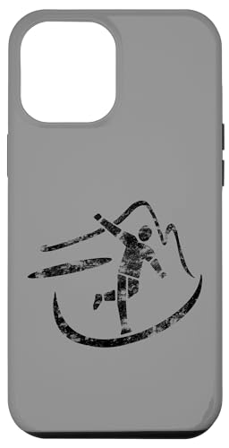 Carcasa para iPhone 12 Pro Max Disc Golf Basket Simple Art Elements Disc Golfer Gifts