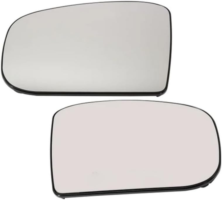 KarParts360 For Mercedes-Benz S430/S500/S600 2000 2001 2002 Mirror Glass Driver And Passenger Side | Pair | Heated | With Backing Plate | Replacement For MB1324112, MB1325112 | 2208100521, 2208101221