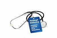 BUXMED Flachkopf Schwestern Stethoskop – Stethoskop Arzt, Stethoscope, Stethoskope, Stethoskop Medizin für Pflege, Praxis, Rettungsdienst & Ausbildung