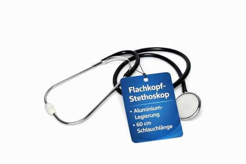 BUXMED Flachkopf Schwestern Stethoskop Stethoskop Arzt Stethoscope Stethoskope Stethoskop Medizin für Pflege Praxis Rettungsdienst & Ausbildung